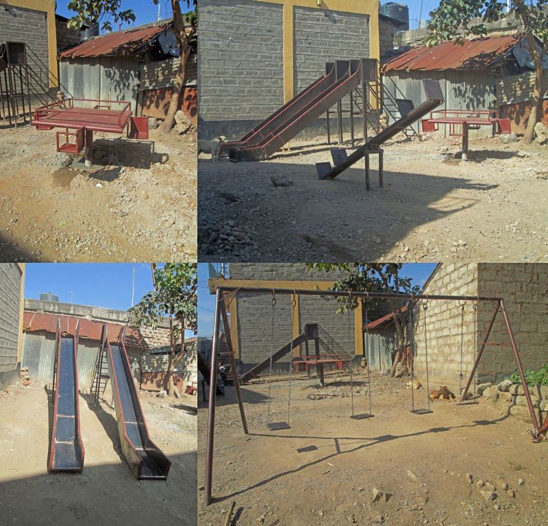 Neuer Spielplatz fr die Kwa Watoto Primary School