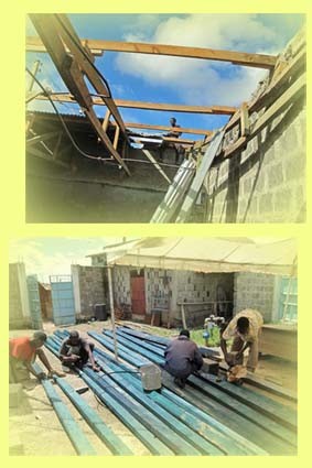 Neues Dach fr St. Mathew Soweto